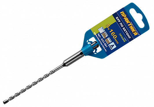 

Бур SDS plus ⌀5мм x 100мм/160мм ПРАКТИКА (033-581)