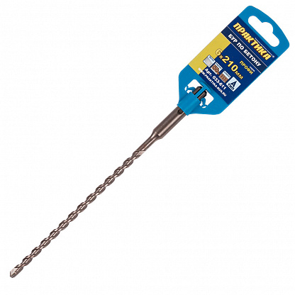 

Бур SDS plus ⌀6мм x 150мм/210мм ПРАКТИКА (033-611)