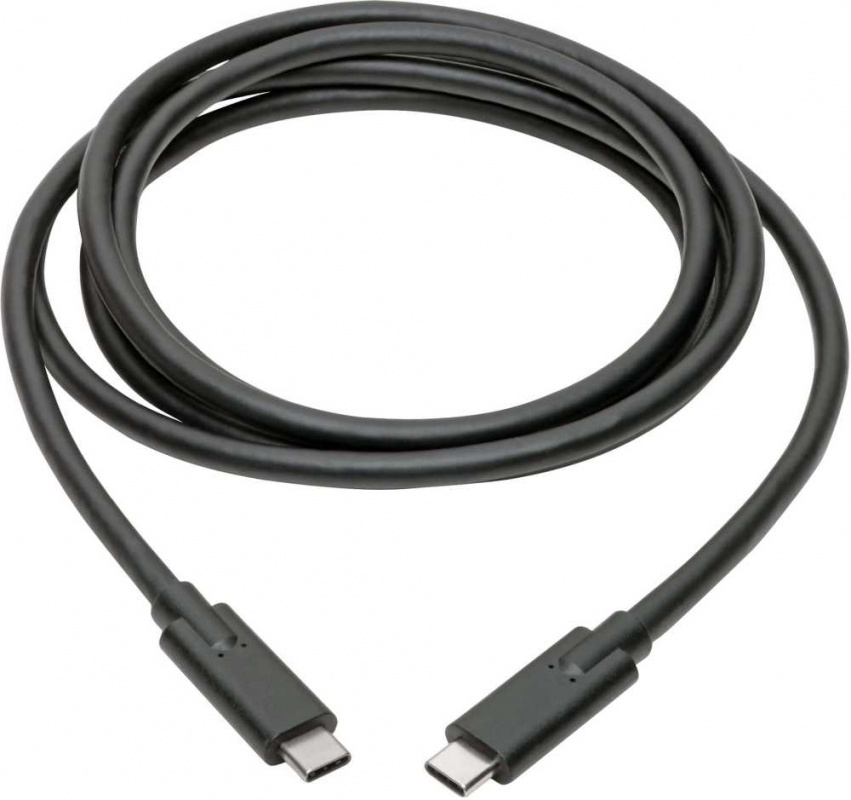 

Кабель TRIPPLITE USB Type-C-USB 2.0 Type-C, 1.8м, черный (U420-006-5A)