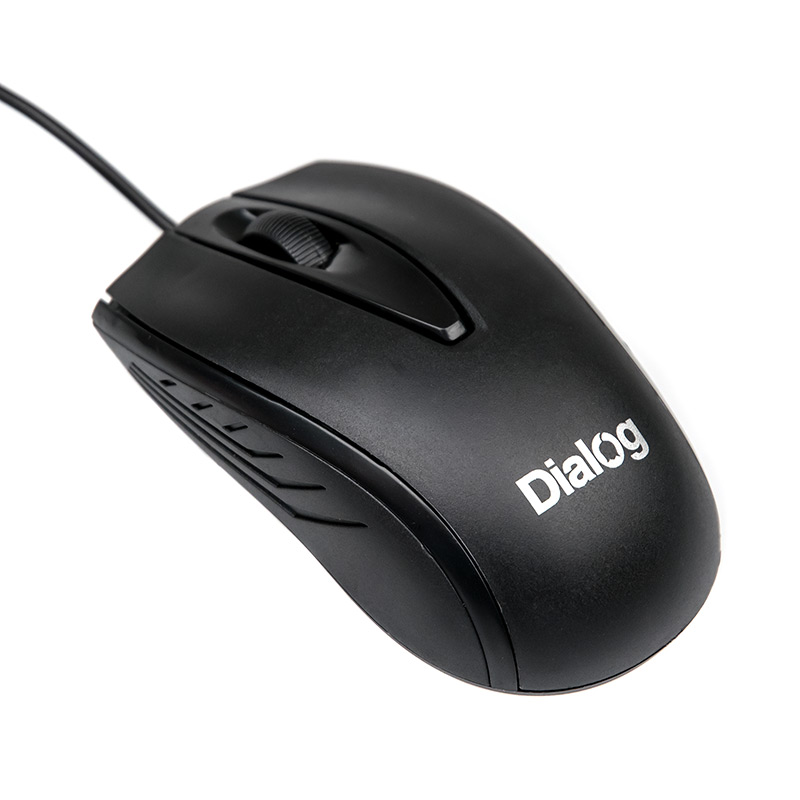 

Мышь проводная Dialog MOC-17U, 1200dpi, оптическая светодиодная, USB, черный, MOC-17U