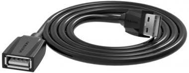 

Кабель-удлинитель USB(Am)-USB(Af), 50 см, черный, Vention (VAS-A44-B050)