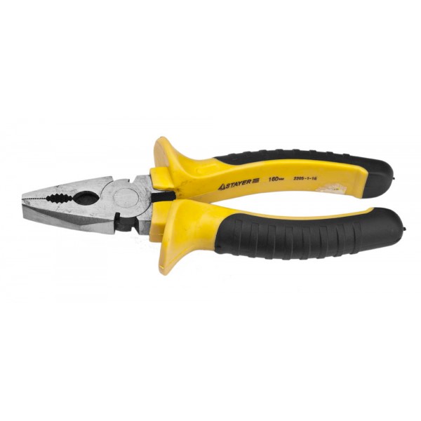 Пассатижи 160 мм, инструментальная сталь, Stayer TOPGrip