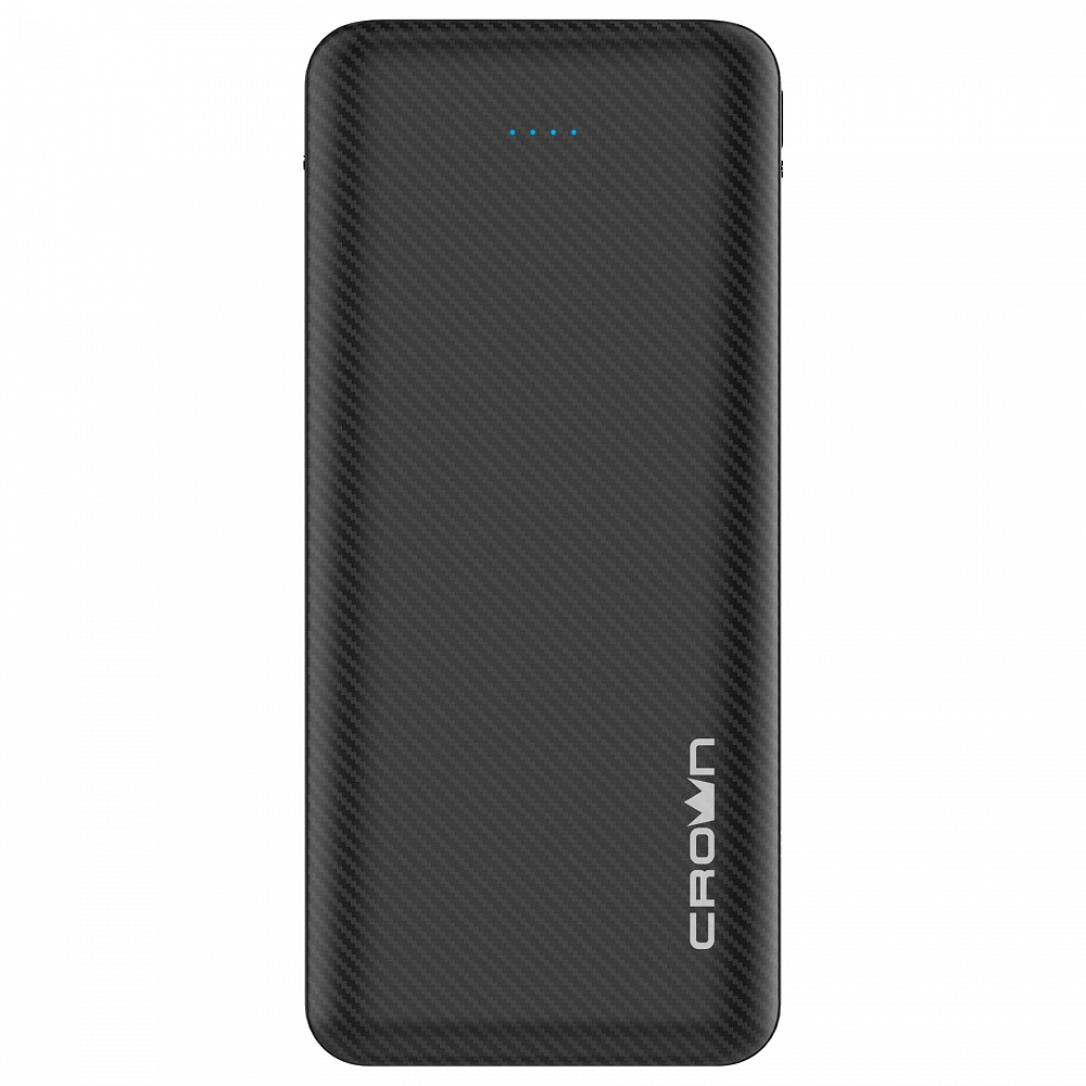 

Портативный аккумулятор (Powerbank) Crown CMPB-2003, 20000mAh, 2xUSB, 2.4A, Type-C, QC, PD, черный (CM000003104), CMPB-2003