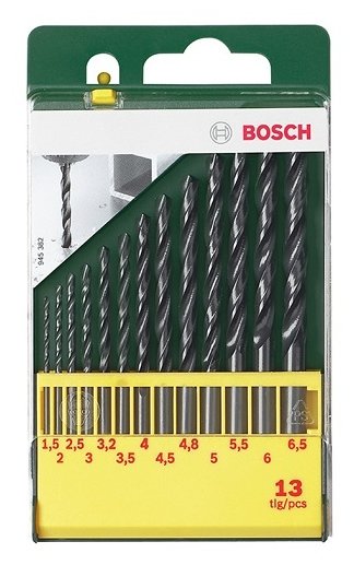 

Набор сверл, по металлу, Bosch, 13 шт. (2607019441)