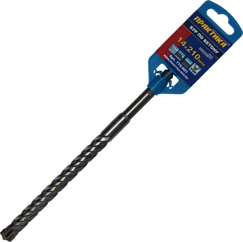 

Бур SDS plus ⌀14мм x 150мм/210мм ПРАКТИКА Эксперт (775-921)