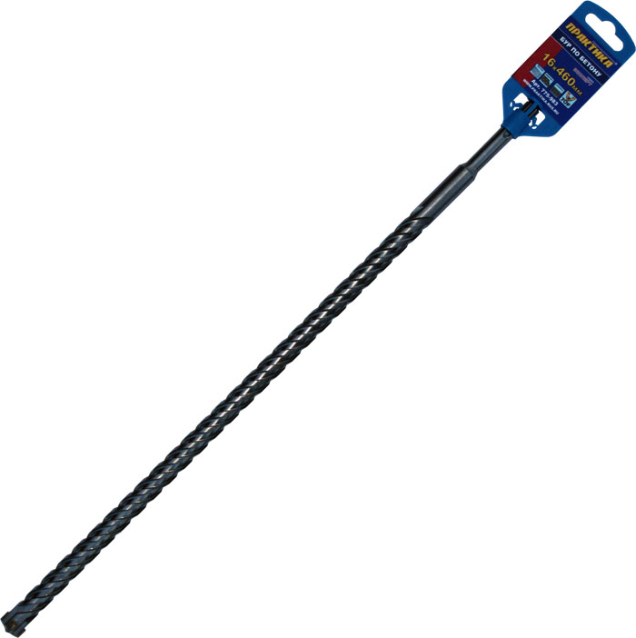 

Бур SDS plus ⌀16мм x 400мм/460мм ПРАКТИКА Эксперт (775-983)