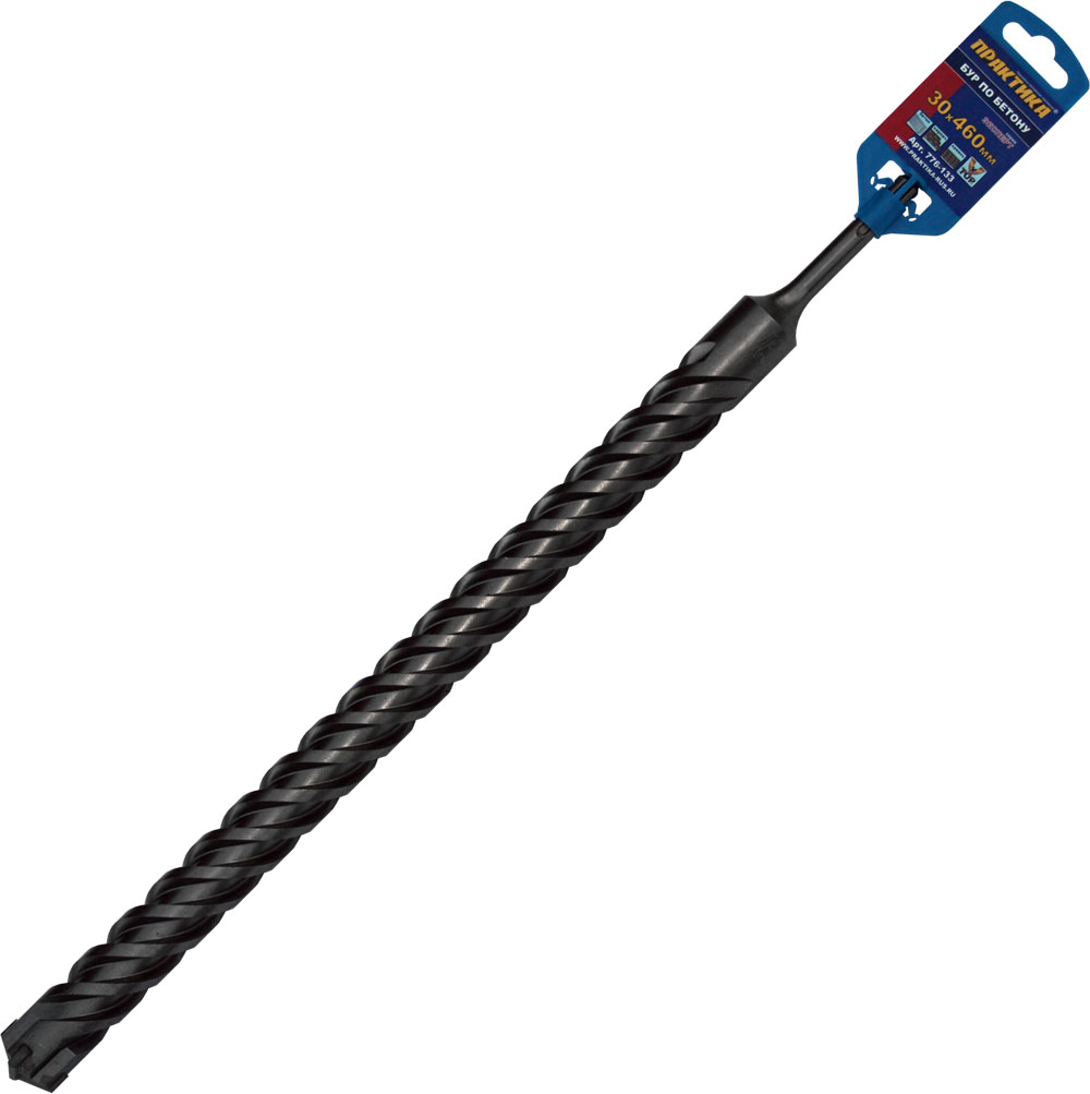 

Бур SDS plus ⌀30мм x 400мм/460мм ПРАКТИКА Эксперт (776-133)