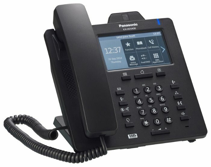 

VoIP-телефон Panasonic KX-HDV430 черный, 16 линий, 16 SIP-аккаунтов, цветной дисплей, PoE, черный (KX-HDV430RUB), KX-HDV430 черный