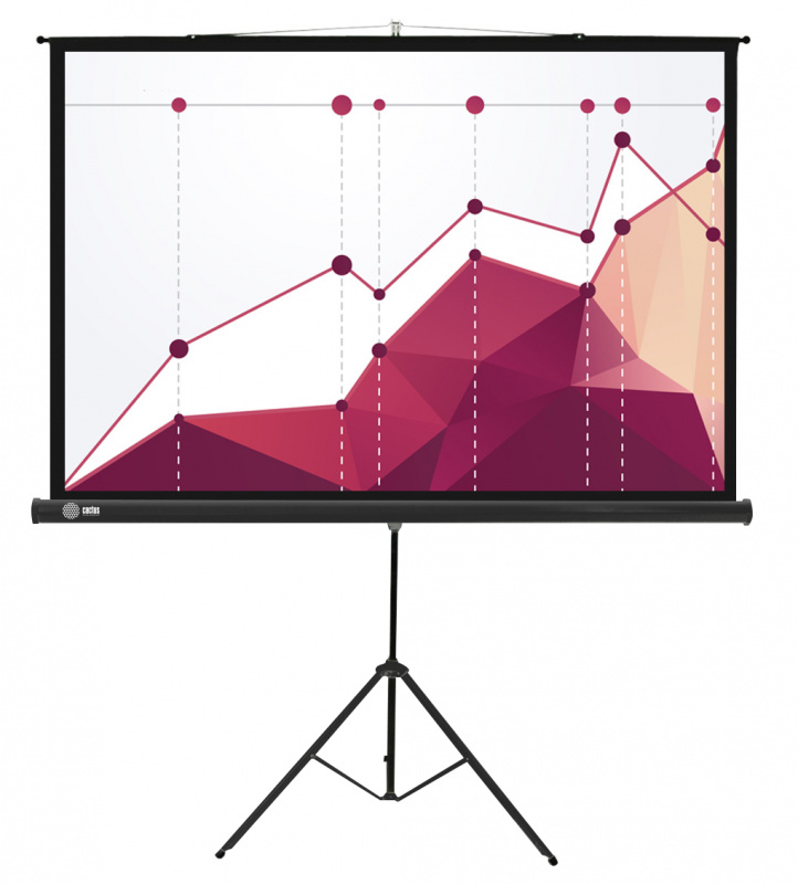 

Экран для проектора рулонный Cactus Triscreen Triscreen, на штативе 1:1 180x180 MW (CS-PST-180x180), Triscreen