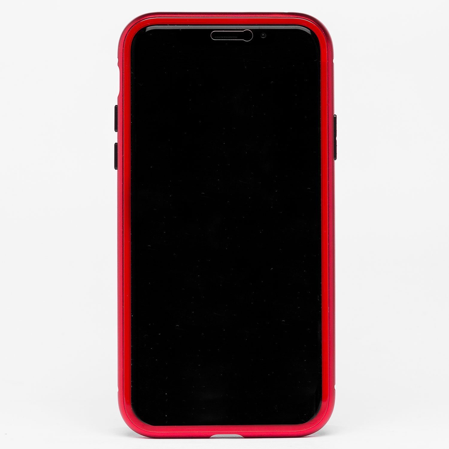 Чехол-накладка двусторонний 360 Magnetic Glass для смартфона Apple iPhone X/XS, красный (108708)