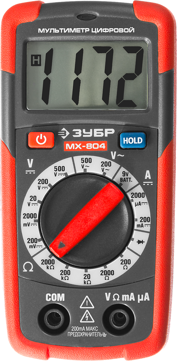 

Мультиметр ЗУБР Master MX-804, Категория III (59804), MX-804