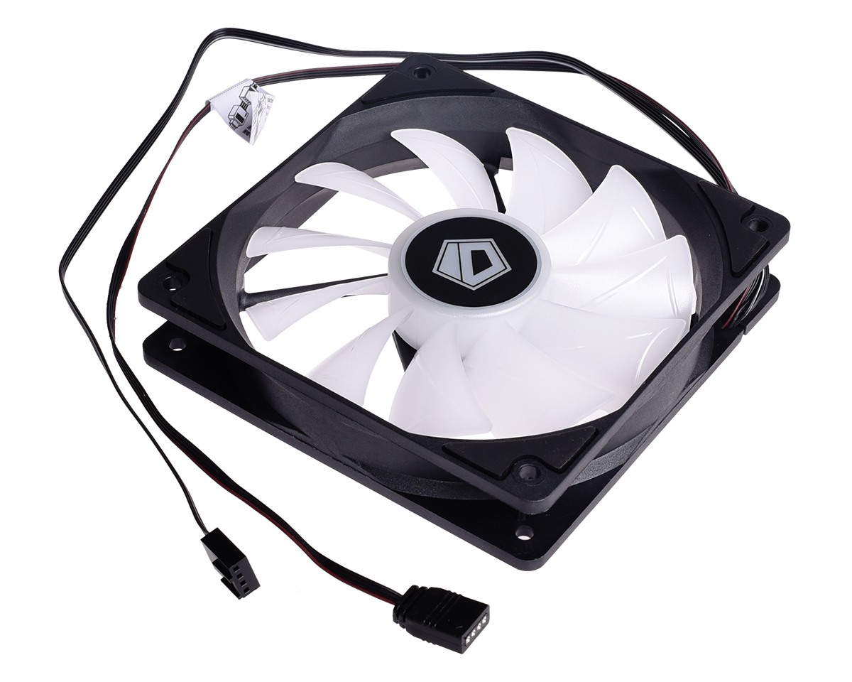 Вентилятор ID-COOLING XF-12025-RGB, 120мм, 1800rpm, 35.2 дБ, 4-pin, 1шт, RGB - фото 1