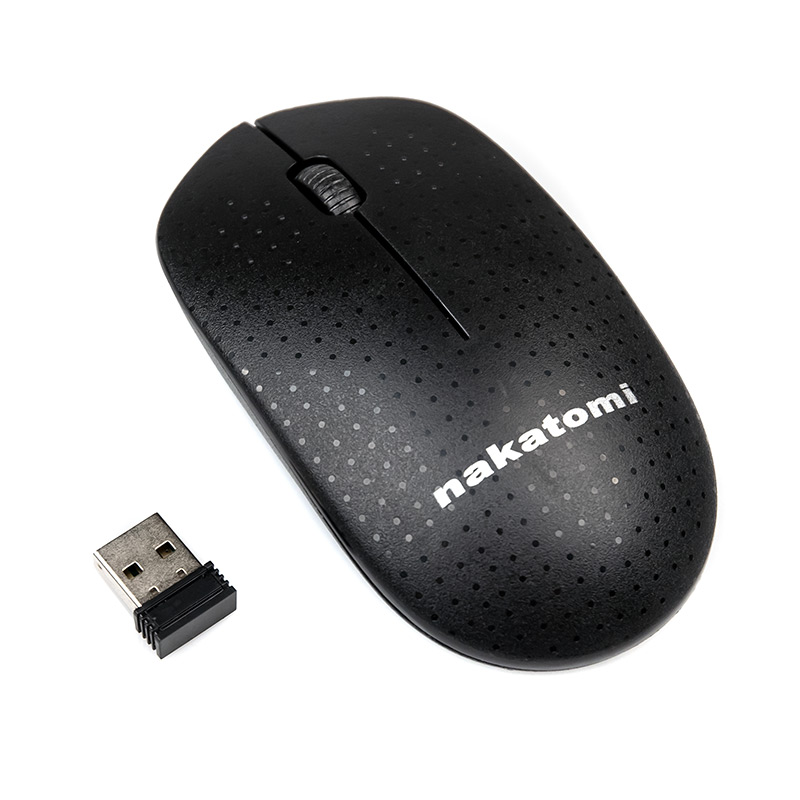 Мышь беспроводная Nakatomi Navigator, 1200dpi, оптическая светодиодная, USB, черный (MRON-02U)