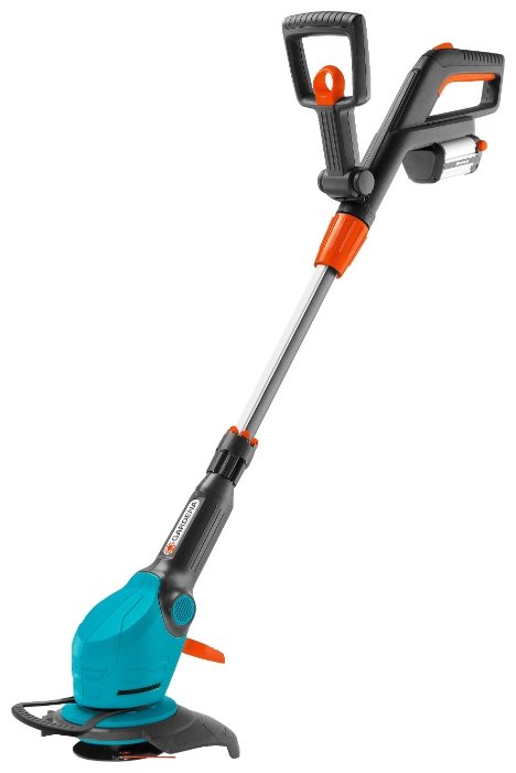 

Триммер GARDENA EasyCut Li-18/23R без аккумулятора, 8000 об/мин, аккумуляторный, реж.эл.: леска и нож, d-образная рукоять, нижнее положение двигателя, 2.3кг, без акб и зу (09823-55.000.00), EasyCut Li-18/23R без аккумулятора