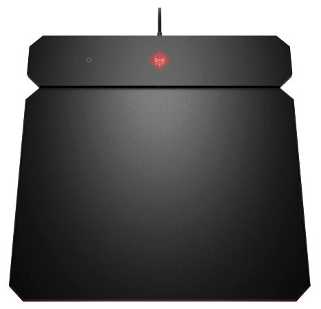 Коврик для мыши HP OMEN Outpost, игровой, RGB, 346x344x10.70mm, черный (1168470)