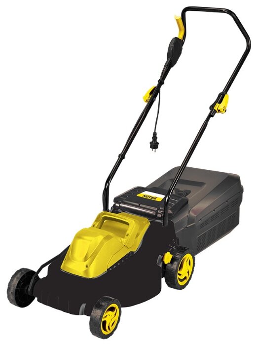 

Колесная газонокосилка Huter ELM-2000P, электрическая, 2000Вт, ширина скашивания 43см, высота скашивания 25мм-75мм, объем травосборника 45 л, ELM-2000P