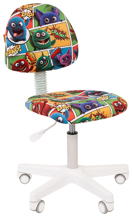 

Кресло детское Chairman Kids 104 белый/монстры (00-07029388), Kids 104