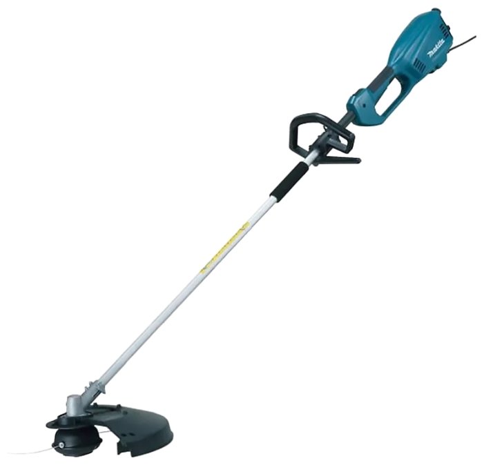 

Триммер Makita UR3502, 1 кВт, 6500 об/мин, сетевой, реж.эл.: леска, d-образная рукоять, плечевой ремень, верхнее положение двигателя, 4.9 кг, UR3502