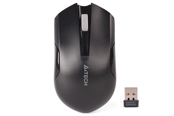 

Мышь беспроводная A4Tech G3-200NS, 1000dpi, оптическая светодиодная, USB, черный, G3-200NS