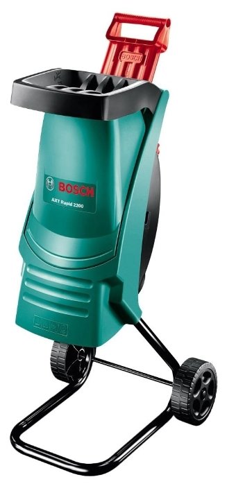 Садовый измельчитель BOSCH AXT Rapid 2200 , электрический, 2.2кВт, ножевая, пропускная способность 90 кг/ч, диаметр веток до 40мм, 12кг (0600853600)