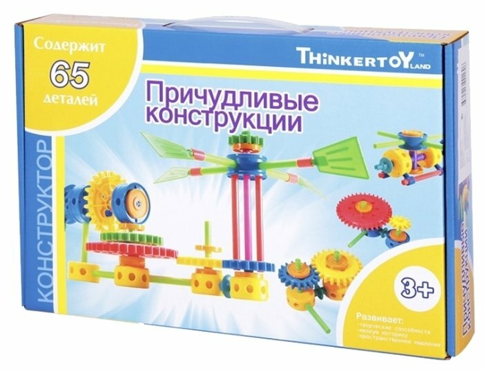 

Конструктор Thinkertoy Blue THIN0710-013 Причудливые конструкции, деталей: 65 (THIN0710-013), Blue THIN0710-013 Причудливые конструкции