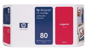 Картридж HP 80 (C4847A), пурпурный, 350 мл