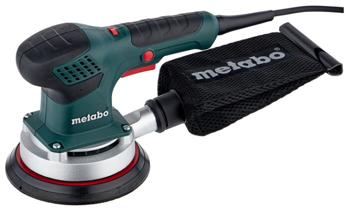 Эксцентриковая шлифовальная машина Metabo SXE 3150, сетевая, 310Вт, 150мм, 12000 об/мин, пылесборник, 1.6кг (600444000)