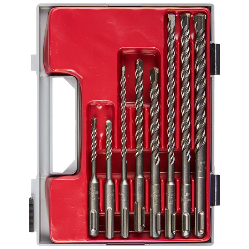 

Набор буров SDS plus, 5 х 110, 6 х 110, 6 х 160, 8 х 160, 10 х 160, 8 х 210, 10 х 210, 12 х 210 мм, 8шт. ЗУБР Мастер (29315-H8)