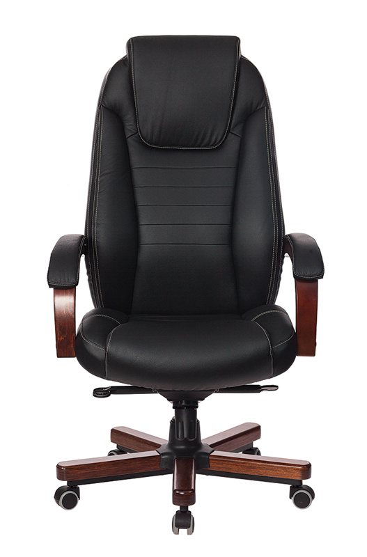 Кресло офисное Бюрократ T-9923WALNUT, черный