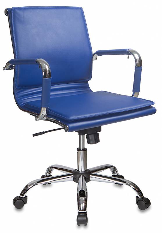 

Кресло офисное Бюрократ CH-993-LOW синий (CH-993-LOW/BLUE), CH-993-LOW