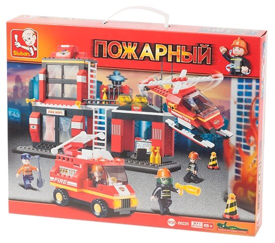 

Конструктор SLUBAN "Пожарный: Дежурная часть", деталей: 371 (M38-B0225), "Пожарный: Дежурная часть"