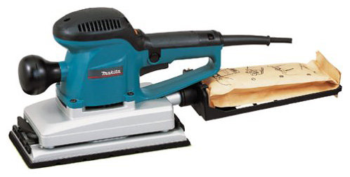 

Вибрационная шлифмашина Makita BO4900V, сетевая, 330Вт, 10000кол/мин, лента 280мм x 115мм, пылесборник, 2.8кг, BO4900V