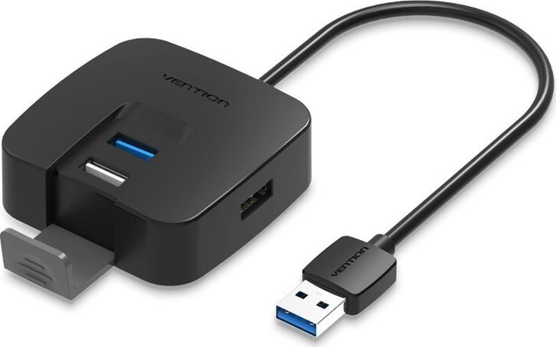 Концентратор Vention CHABD, 3xUSB 2.0, 1xUSB 3.0, черный - фото 1