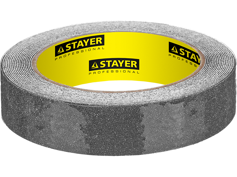 Клейкая лента противоскользящая 5 см x 5 м односторонняя, черный, STAYER PROFI (12270-50-05)