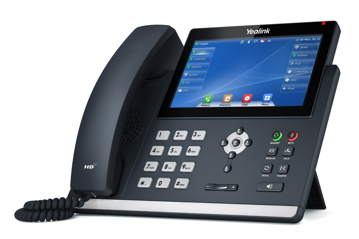 VoIP-телефон Yealink SIP-T48U, 16 SIP-аккаунтов