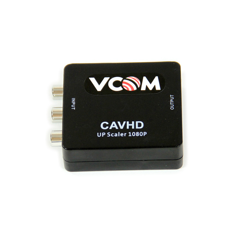 Конвертер VCOM DD497, RCA-HDMI, черный