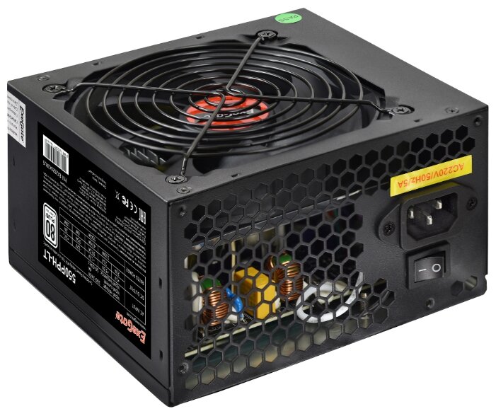 

Блок питания 550 Вт ATX Exegate 550PPH-LT-OEM, 120 мм, 80 Plus, Bulk (OEM) (EX282042RUS-OEM), 550PPH-LT-OEM