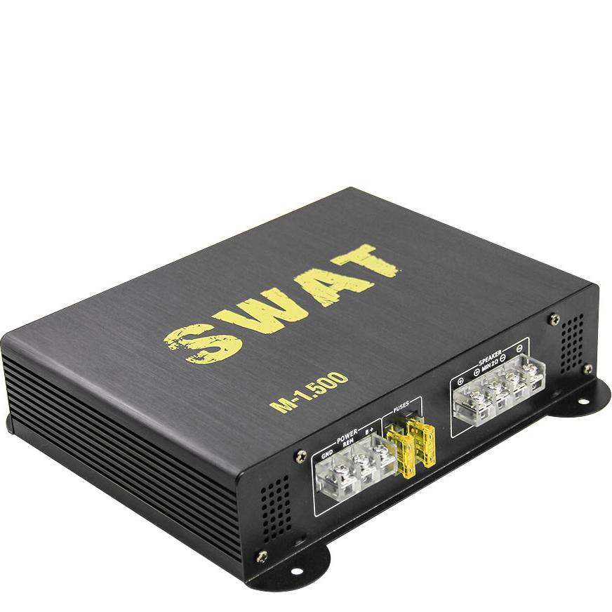 Автомобильный усилитель SWAT M-1.500, класс-D, каналов: 1