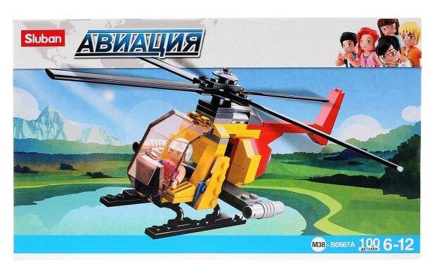 

Конструктор SLUBAN "Авиация: Вертолёт Москит", деталей: 100 (M38-B0667A), "Авиация: Вертолёт Москит"