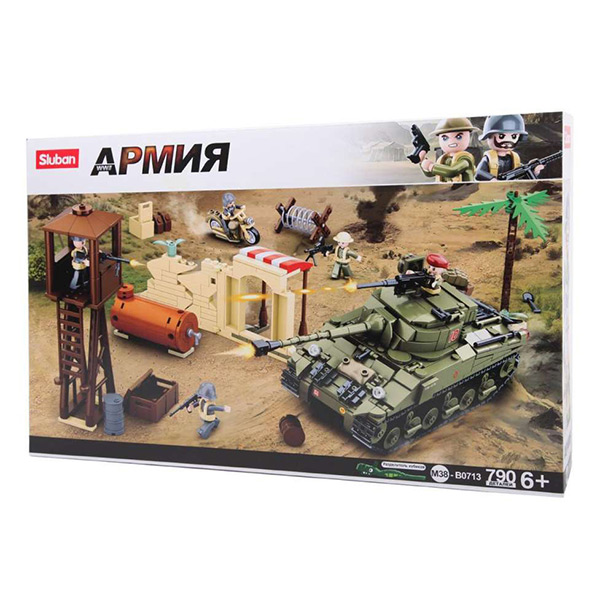 

Конструктор SLUBAN "Армия: Захват базы", деталей: 790 (M38-B0713), "Армия: Захват базы"