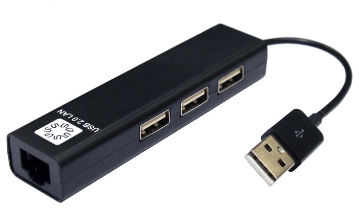 Сетевая карта 5bites UA2-45-06BK, 100 Мбит/с, USB 2.0
