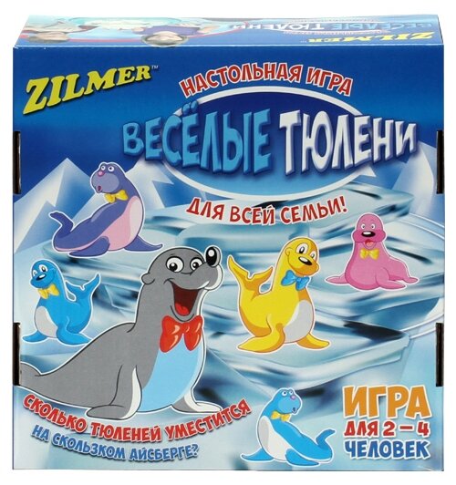 

Настольная игра Zilmer "Весёлые тюлени", игроков: 2-4 (ZIL0501-004), "Весёлые тюлени"