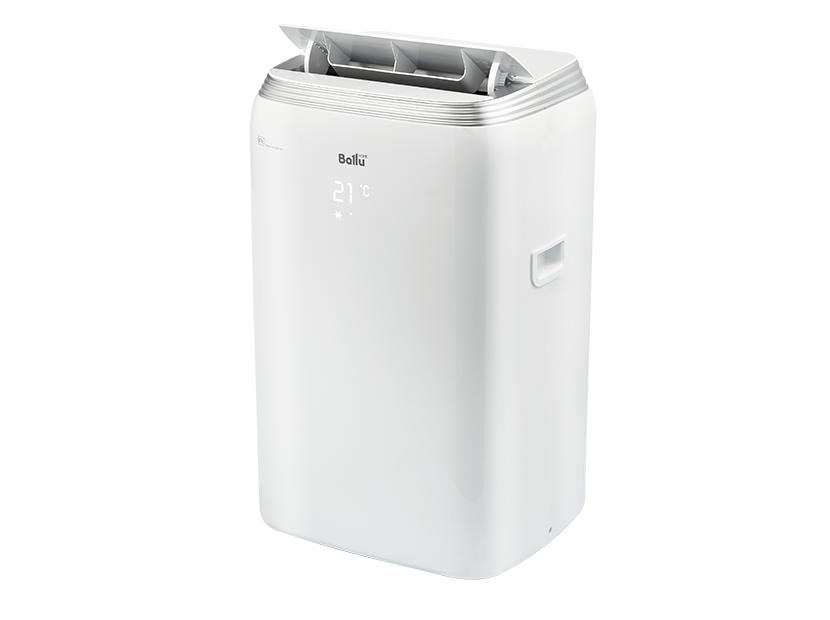 

Мобильный кондиционер Ballu Platinum Comfort, 11000 BTU/ч до 25 м², охлаждение / обогрев, осушение, белый, (BPHS-11H)