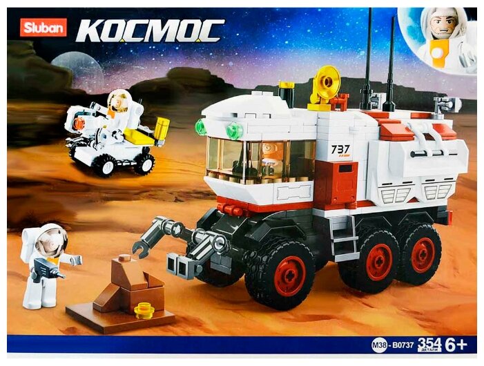

Конструктор SLUBAN "Космос: Луноход", деталей: 354 (M38-B0737), "Космос: Луноход"