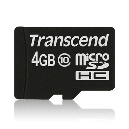 Карта памяти microSDHC Transcend 4Gb Class 10