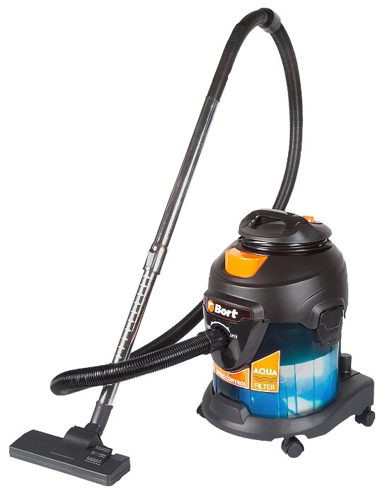 Строительный пылесос Bort BSS-1415-Aqua, сетевой