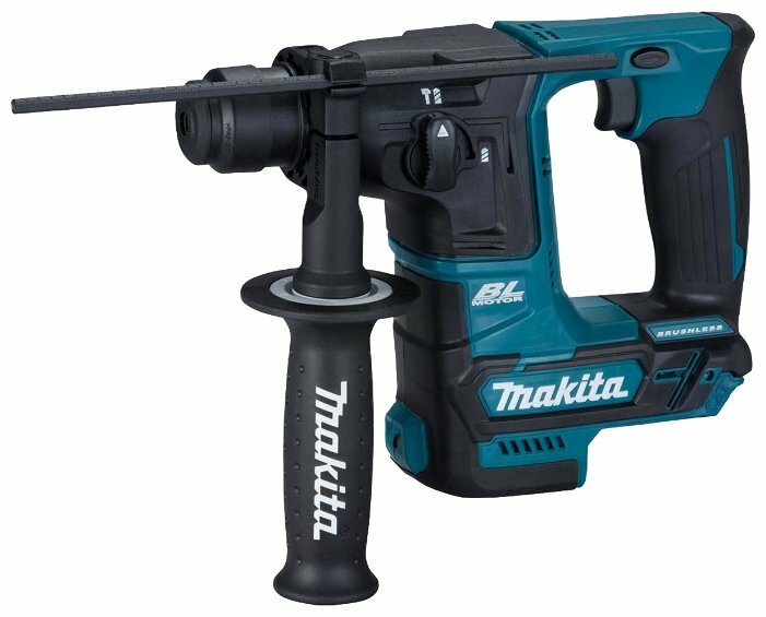 Перфоратор Makita HR166DZ, аккумуляторный, SDS-Plus, 1.1 Дж, 680 об/мин, 4800 уд/мин, 10.8V, Li-Ion, 2.2кг поставляется без аккумуляторов и зарядного устройства