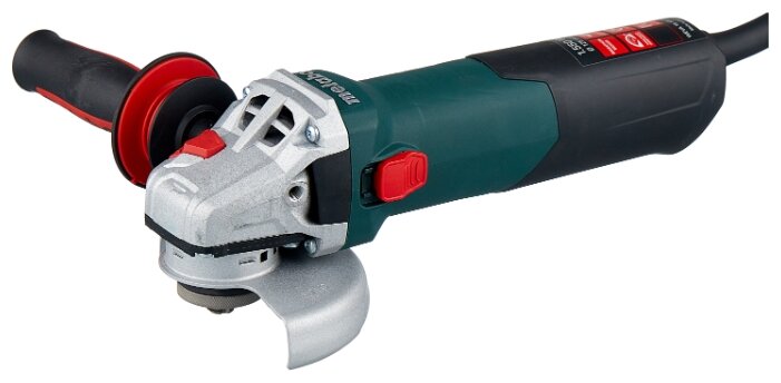 

УШМ (болгарка) Metabo WEVA 15-125 Quick, сетевая, 1550Вт, 125мм, 11000 об/мин, регулировка частоты вращения, 2.5кг (600496000), WEVA 15-125 Quick