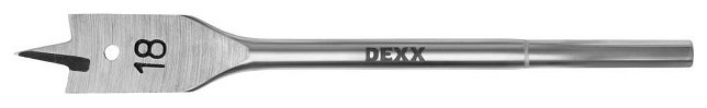 

Сверло ⌀1.8 см x 15.2 см, универсальное, по дереву, Dexx, перьевое, 1 шт. (2945-18 18 x 152 мм)
