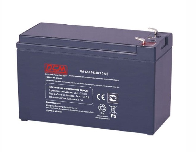 Аккумуляторная батарея для ИБП Powercom PM-12-9.0, 12V, 9Ah